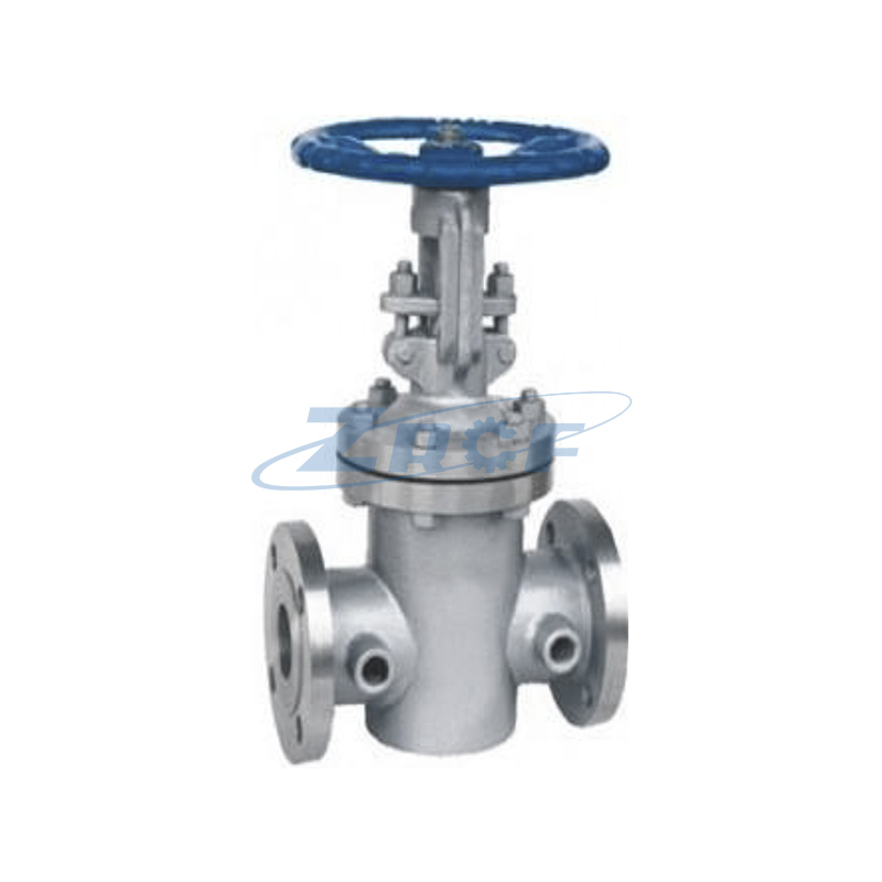 Heat preservation gate valve